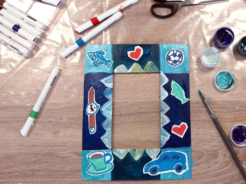 Мастер-класс «Рамочка для папиного фото»